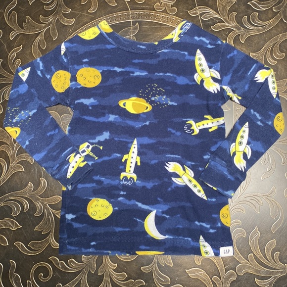 Baby Gap Boys Sleep Pajama Shirt and Carter’s Boys Pajama Bottoms Size 2T - Picture 3 of 10